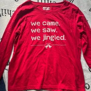 Christmas pajama shirt